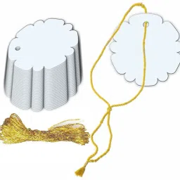 Flower Design Writable Tag with String for Gift Tag Greeting Card-image-37