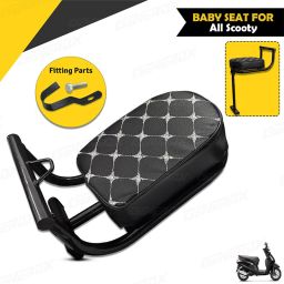 Foldable Baby/Child Seat for Scooty Single Bike Seat Cover For Hero Pleasure-image-25