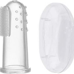 Baby Silicone Finger Toothbrush , Baby Finger Tooth Brush (3 months to 3 years) with storage Box Extra Soft Toothbrush Ultra Soft Toothbrush-image-41