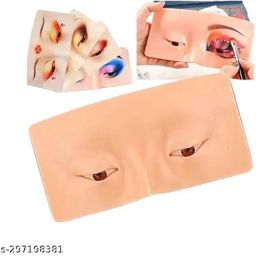 Dummy Eye Mask Board Skin Face Solution Makeup Silicone Mannequin Hair Extension-image-36