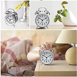 bbd kitchen shop Analog Silver Clock image 5