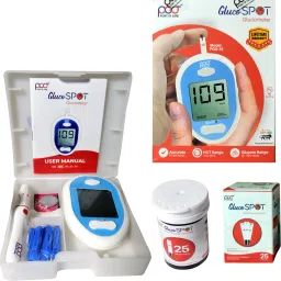 ethigen Portable Glucometer for Glucose Test with 25 Strips Glucometer image 4