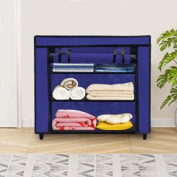 Small Cloths Wardrobe Carbon Steel Collapsible Wardrobe-image-75