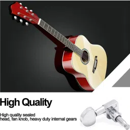 mocking bird 6 Pieces Guitar String Tuning Pegs Tuning Keys for Acoustic,Electric Guitar Automatic Digital Tuner image 4