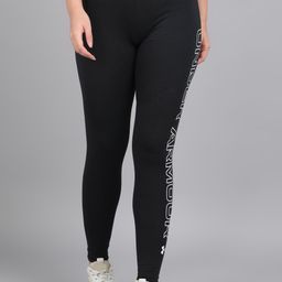 under armour Typography Women Black Tights-picture-45