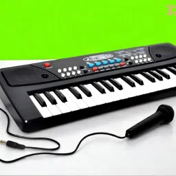 X424 Keys Piano Toy with Microphone, USB Power Cable & Sound Recording Best Birthday Gift for Boys and Girls Musical Instruments Analog Digital Piano-image-86