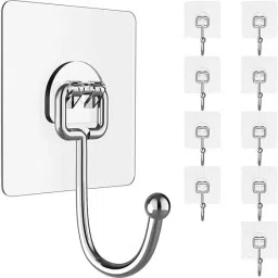 PVC Waterproof Big Adhesive Heavy Duty Sticky Stainless Steel Hook 10-picture-19