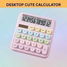 Desktop Calculator, 12-Digit Large LCD and Large Buttons for Office, Homes C309 Basic Calculator-image-17