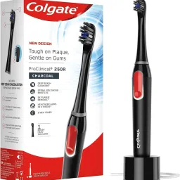Colgate ProClinical 250R Charcoal Rechargeable Electric Toothbrush with Soft Bristles - Complete Combo with Gift Image 2 Electric Toothbrush-image-43