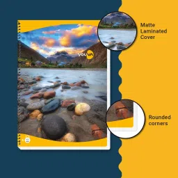 navneet Youva Spiral Book 21x29.7 cm A4 Notebook Unruled 172 Pages image 2