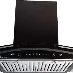Ruby 90 cm Auto Clean Wall Mounted Black 1200 CMH Chimney-32