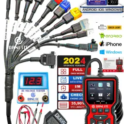 11 Cord Universal Obd cable and OBDII Scaner with Continuity Tester OBD Interface-image-67