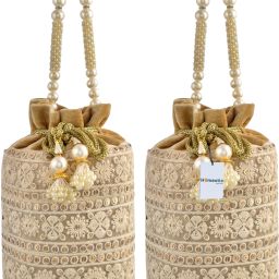 By Kuber Industries Women Gold Potli-image-47