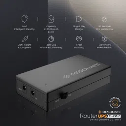 RESONATE CRU9V1A Power Backup for Router image 3