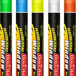 Fluorescent Window Marker (Pack of 5 Pcs) in PP box-image-15
