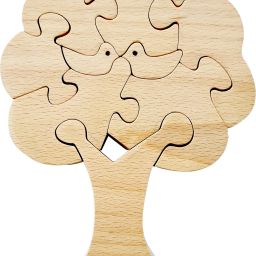 JIGSAW PUZZLE-TREE-NATURAL FINISH-22