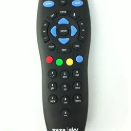 Tata Sky Tatasky 03 Dth Univeral SD / HD Set Up Box Remote Controller with Batteries (Black) Tatasky Remote Controller image 2