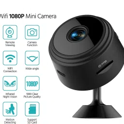 OSHSIZ WIFI SECURITY CAMERA WiFi 1080p Mini Camera with Smart Motion Alerts, Infrared Night Vision Sports and Action Camera-image-53
