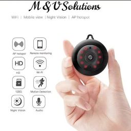 Second Vision Wireless Full Hd Secret IP Mini Camera CCTV Security with Night Vision Motion Detection Remote View Live & Audio Video Recording for Home or Office Security Camera image 2