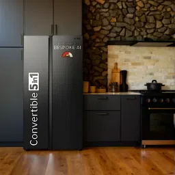 samsung 653 L Frost Free Side by Side 3 Star Refrigeratorwith AI and WiFi, Convertible 5-in-1, Digital Inverter image 3