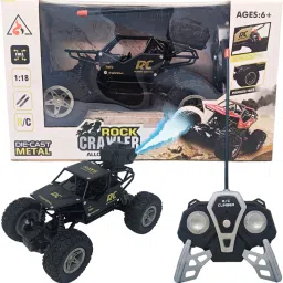 Remote Control Metal Rock Crawler monster Car with Smoke mist Effect for kids-27-10