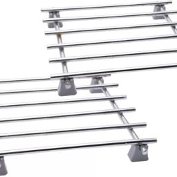 Stainless Steel Heat Resistant Hot Pot Stand | Hot Cooker Stand | Heating Pads for Dinning Table and Kitchen, SIZE: 7"X7"X1" Trivet-17