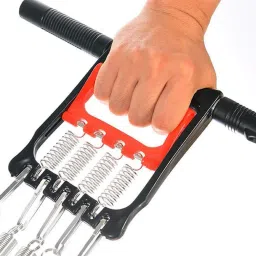 zvonko 3 in 1 Multi Usage 5 Detachable Chest Pull Spring for Men Inbuilt Hand Gripper Ab Exerciser image 3