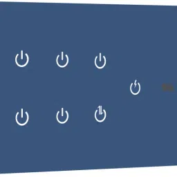 iotics Smart Touch Switch for 8 Lights, Remote, Mobile App, Alexa & Google Home Smart Switch-99