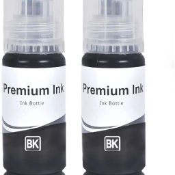 Momad 001/003 Refill ink Compatible For Epson L3100 , L3110 , L3150 , L5190 Printers Black - Twin Pack Ink Bottle-image-70