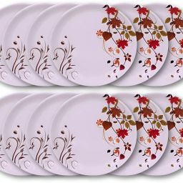 SELECT(102) Half Dinner Plate Set 12 Pcs of Melamine Dinner Plate-image-5