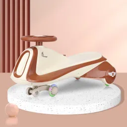 Iya Iya Sportz Swing Car for Kids for 3+ Years (Cream Brown) Rideons & Wagons Non Battery Operated Ride On-62