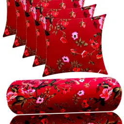 Microfibre Floral Bolster Pack of 7-image-47