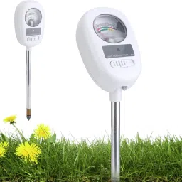 Karomouj 4in1 Soil Tester, Plant Moisture Meter Soil Fertility Tester for Garden Soil PH Meter-7