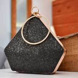Party Black Clutch-image-2