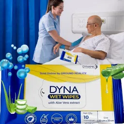 100 Pulls XL easy bath wet wipes. Enriched with Aloe Vera + (FREE fridge magnet)-9