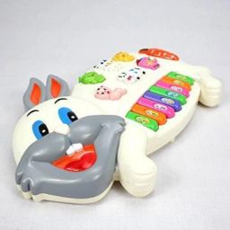 Rabbits Musical Piano with 3 Modes Animal Sounds, Flashing Lights & Wonderful Music-18