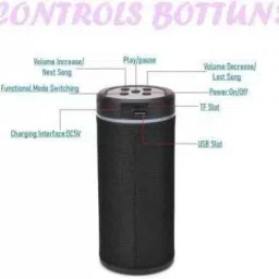 Treadmill kt-125 bluetooth portable speaker with 2 subwoofer 10 W Bluetooth Party Speaker 10 W Bluetooth Party Speaker image 4