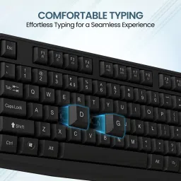 Portronics Ki-Pad 4, Multimedia Hotkeys, Rupee Symbol Key, Ergonomic, Full-Size Layout, Wired USB Handheld Laptop Keyboard Compatible with Desktop, Laptop, Mac image 2
