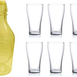 BOTTLE, 6GLASS IOP61 Jug Bottle Glass Set-image-76