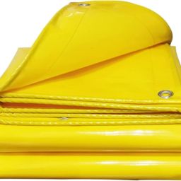 12ftx15ft Waterproof Tarpaulin Sheet (180 GSM) – Yellow Tent - For construction work, pickup truck covers, cement ,raw material cover, two-wheeler cover-23