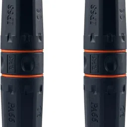 RAMEX Pack of 2 Pcs IP68 RJ45 LAN Jointer PVC Shielded Double Head Lan Coupler Lan Adapter-26