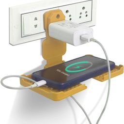 Flipkart SmartBuy Multi-Purpose Mobile Charging Wall Stand Plastic Holder Universal Socket Mobile Holder-picture-3
