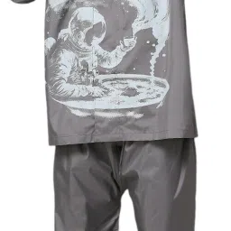 Graphic Print Men Rain Suit-picture-4