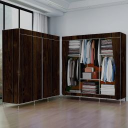 C4 Unique Print Carbon Steel Collapsible Wardrobe-image-17
