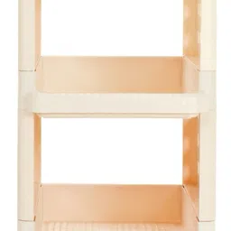 5-Tier Multipurpose Storage Shelf Rack with Wheels | Storage Organizer Cart Plastic Kitchen Trolley-image-47