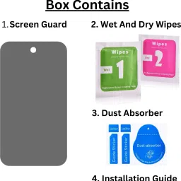 iWishKart Edge To Edge Screen Guard for Apple iPhone 16 Plus, i phone 16 + / 16plus, Military grade Edge to Edge Premium gorilla glass with Self Installation Guide - Wet & Dry wipes, Dust Absorber [With Warranty] image 5