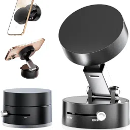 GLARIXA Rotatable Vacuum Magnetic Phone Holder for Car, Foldable Strong Mobile Holder-21