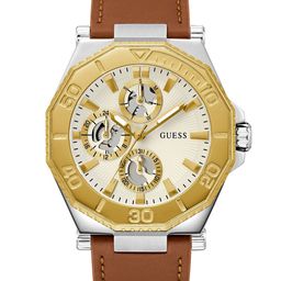GUESS Men Dress Prime Skeleton Dial & Leather Straps Multifunction Analogue Watch GW0704G1-picture-48