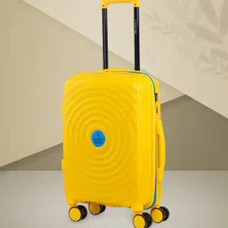 Nasher Miles Goa Textured Hard-Sided Small Trolley Bag- 55 cm-21