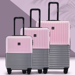 Nasher Miles Set Of 3 Istanbul Colourblocked Hard Number Lock Trolley Suitcase-11